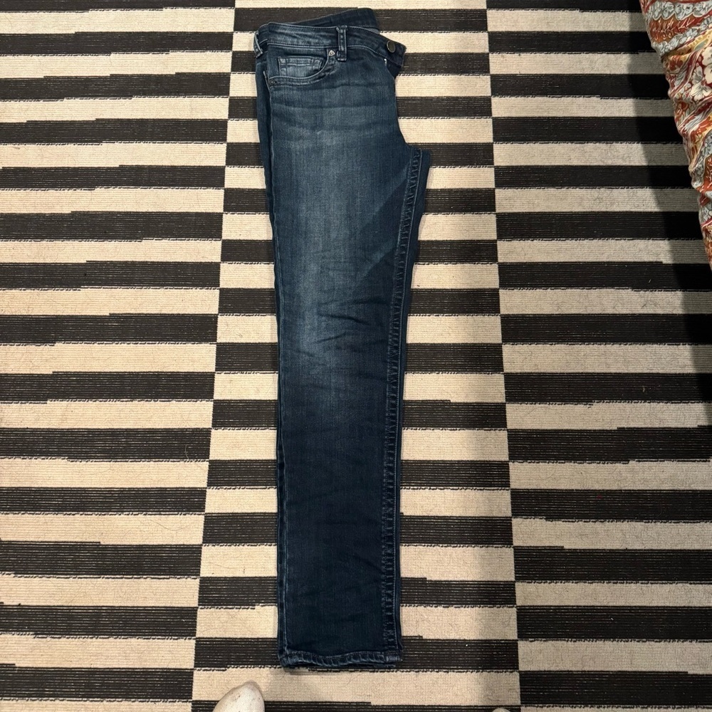 Kut from the Kloth Classic Blue Straight Leg Denim - Picture 2 of 5